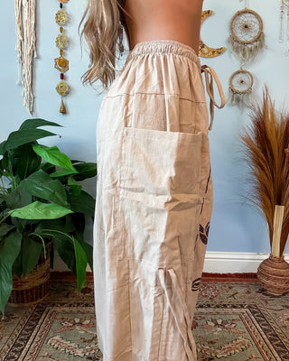 LOUKA HAREM TROUSERS - SAND