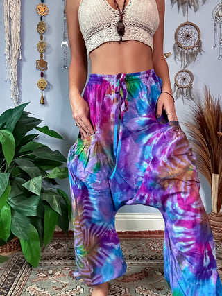 LUCY HAREM TROUSERS- ABALONE