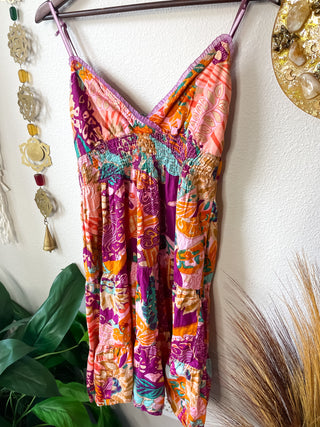 PSYCHEDELIC TIERED DRESS
