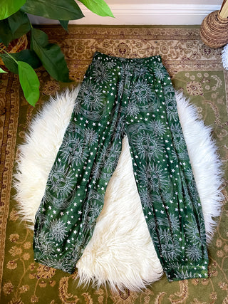 CELESTE HAREM TROUSERS - GREEN